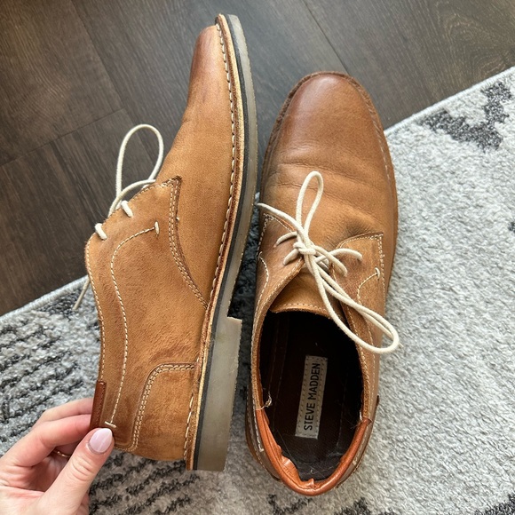 Steve Madden Men’s Leather Dress Shoes - Picture 1 of 7
